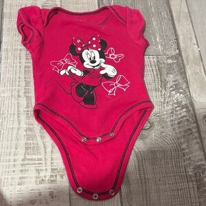 Disney Minnie Mouse Fuchsia Bodysuit